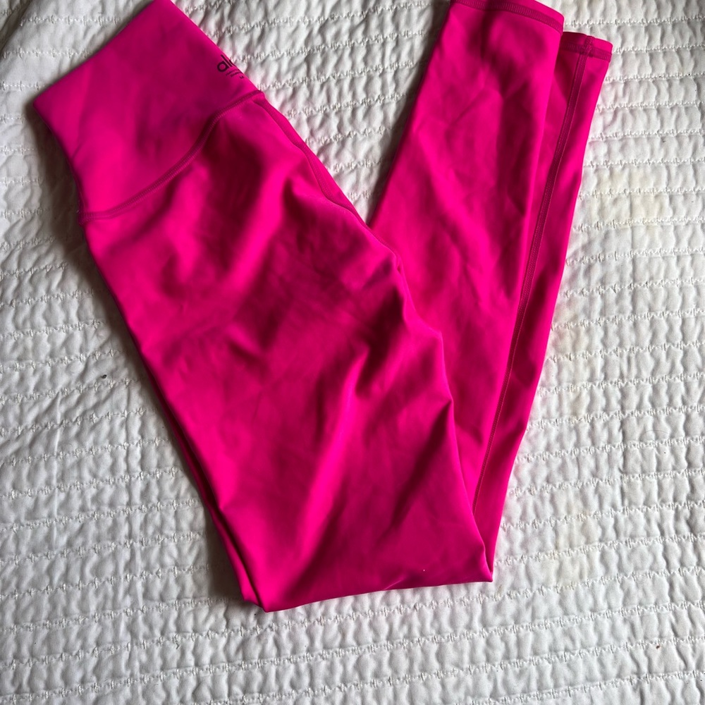 ALO, pink leggings, Medium